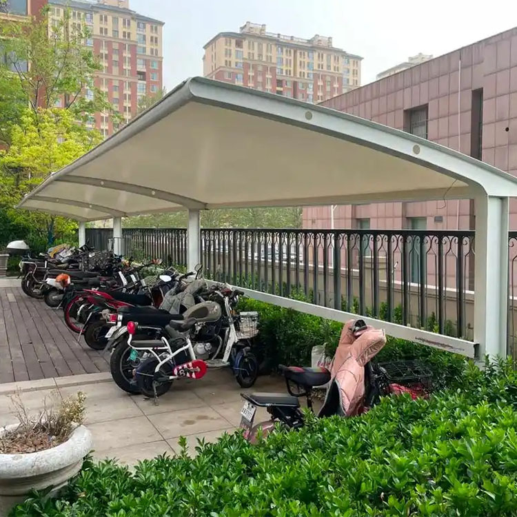 陇西县膜结构电动车棚